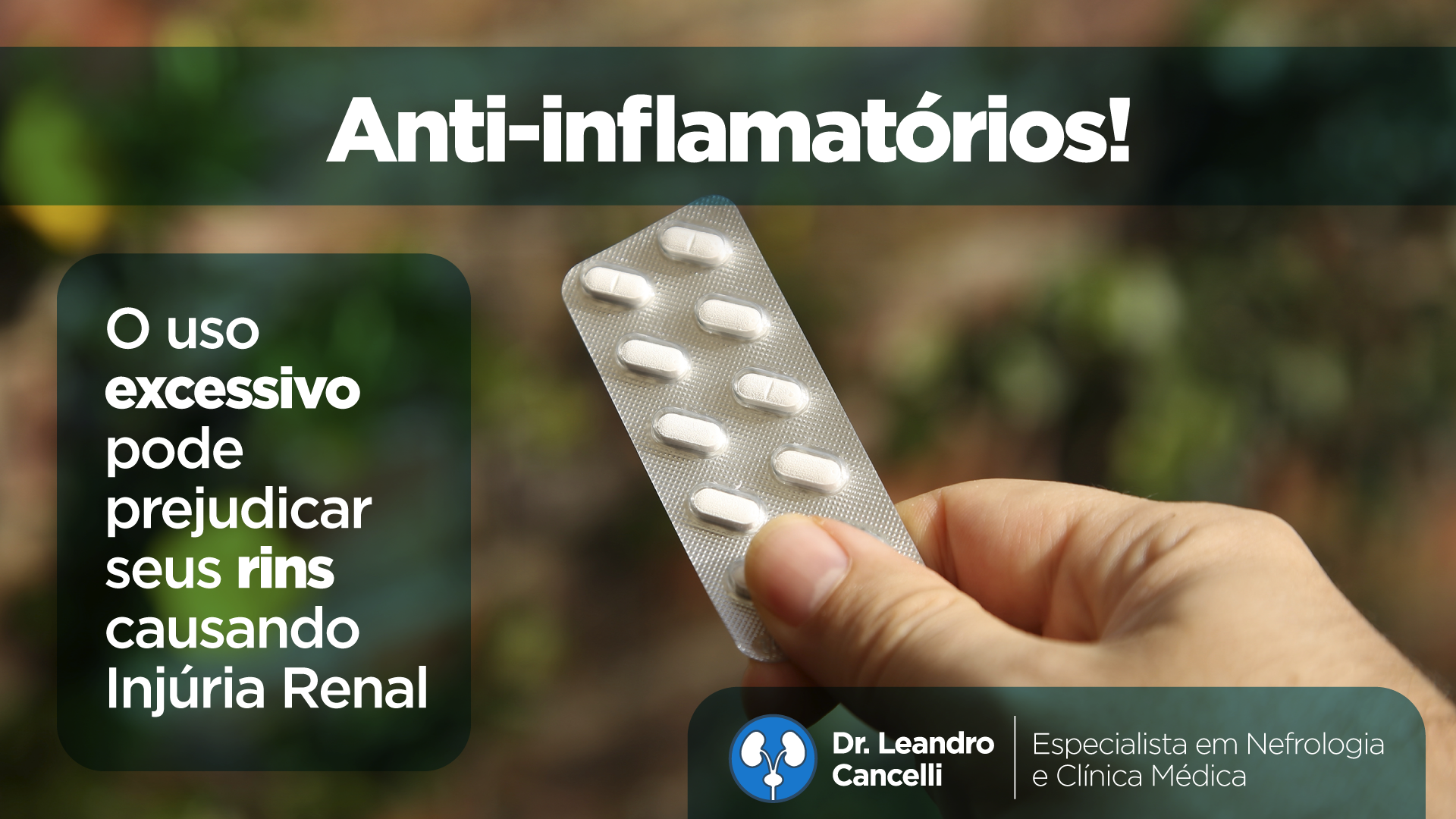 Uso de Anti-inflamatórios e o Risco de Injúria Renal: O Que Você Precisa Saber