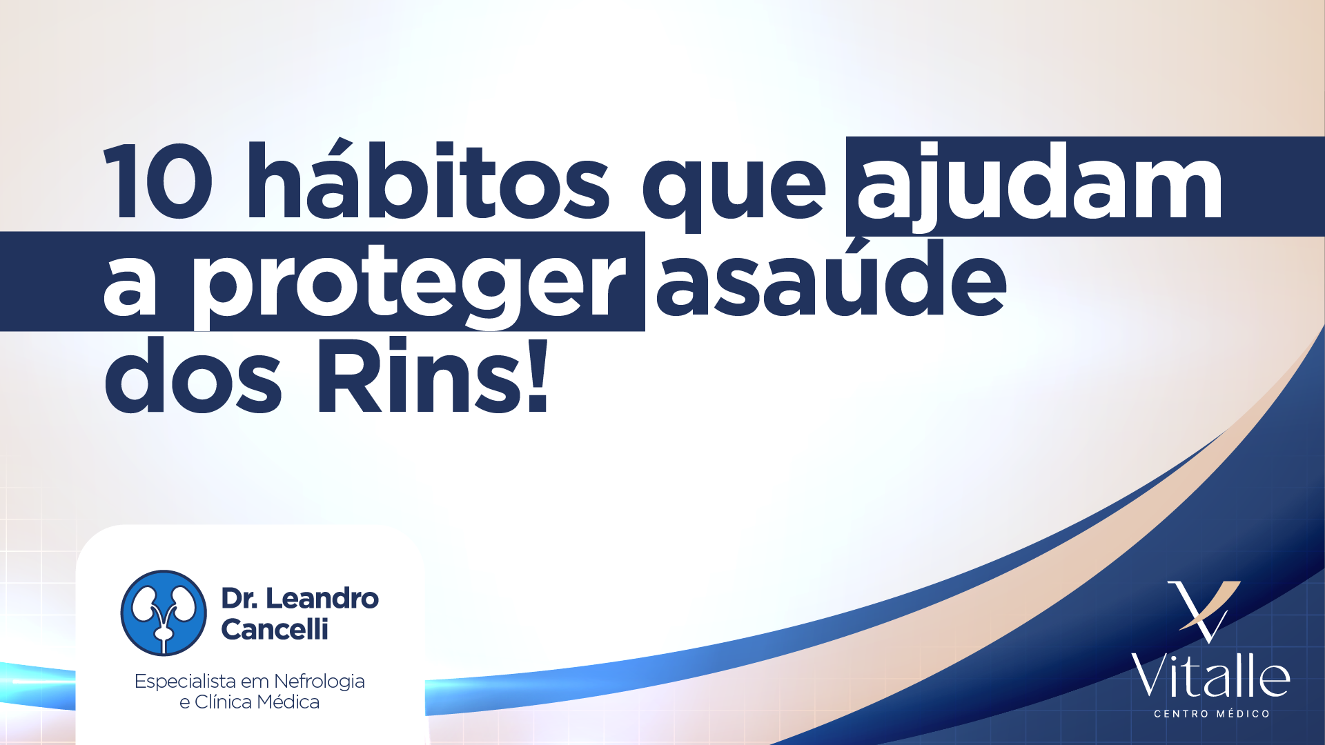 10 hábitos que protegem a saúde dos Rins