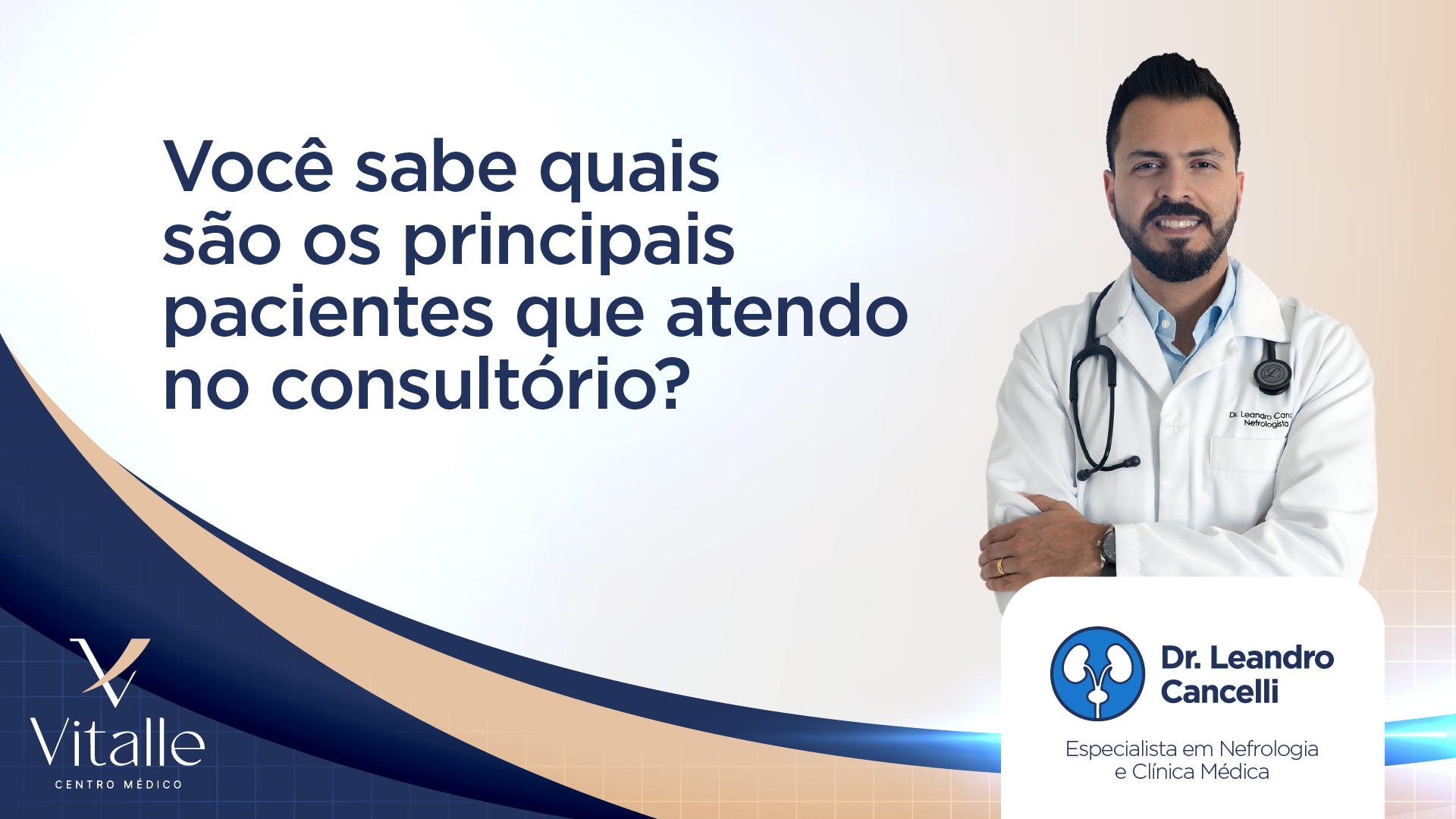 Qual o perfil dos pacientes atendidos no consultório de Nefrologia?
