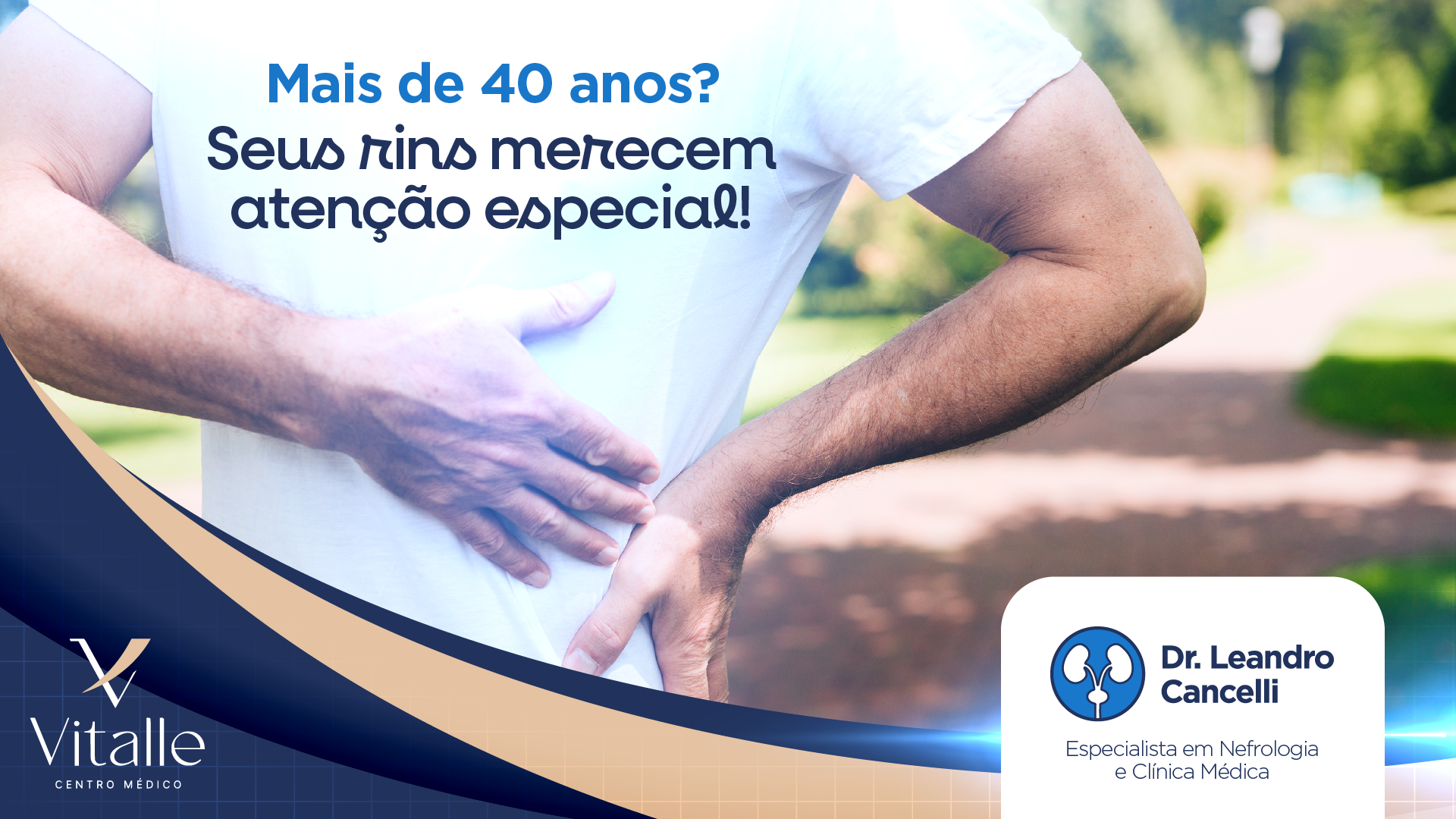 Mais de 40 anos? Atenção aos rins: entenda por que o acompanhamento médico é tão importante